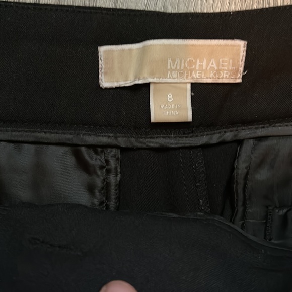 Michael kors black pants womens 8 - Picture 2 of 3